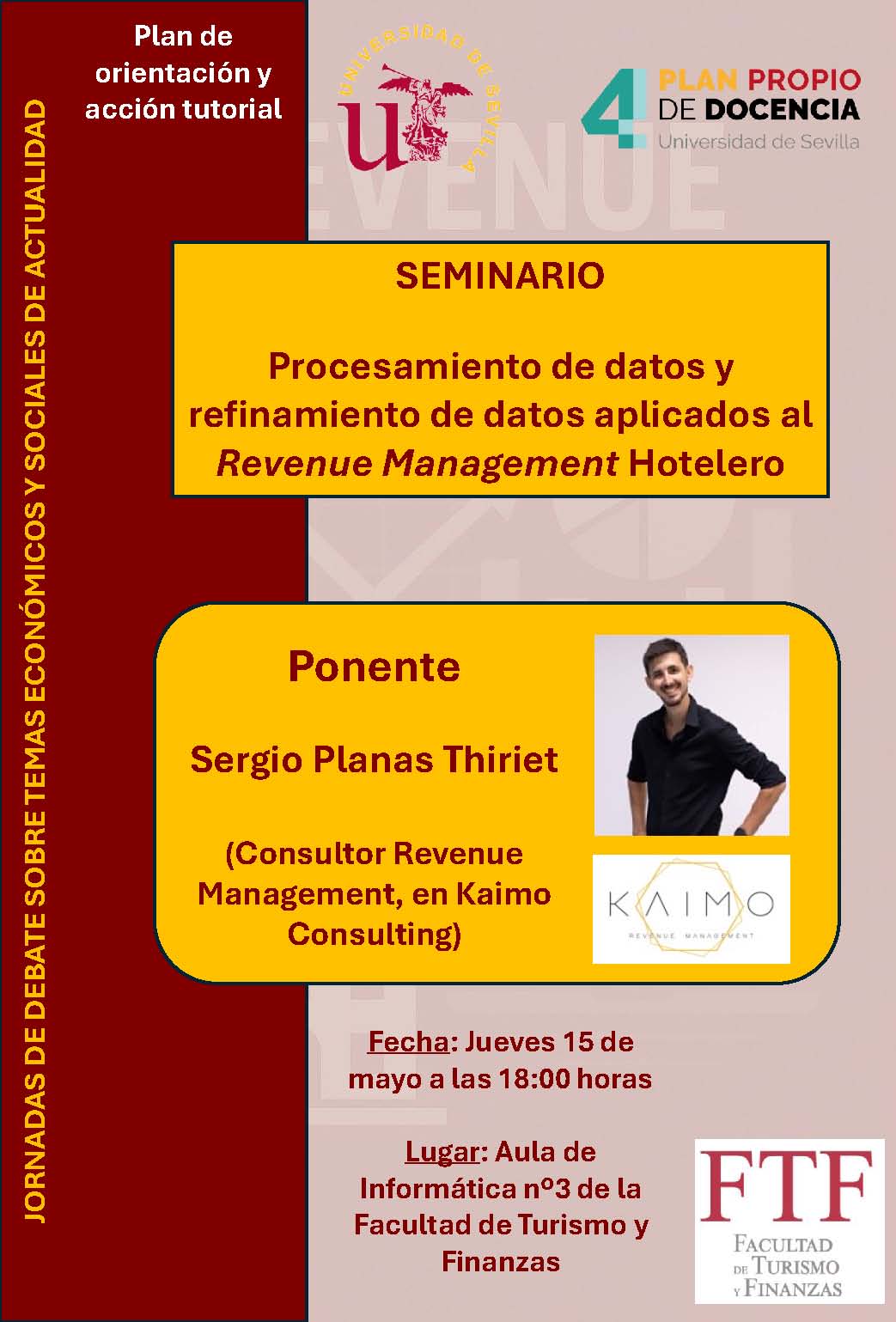 Seminario: Procesamiento de datos y refinamiento de datos aplicados al Revenue Management Hotelero.